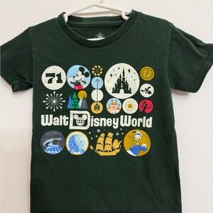 Disney Kids Dark Green Walt Disney World T-Shirt